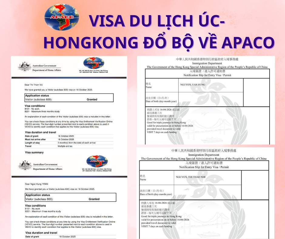 𝐂𝐇𝐔́𝐂 𝐌𝐔̛̀𝐍𝐆 𝐊𝐇𝐀́𝐂𝐇 𝐇𝐀̀𝐍𝐆 𝐍𝐇𝐀̣̂𝐍 𝐕𝐈𝐒𝐀 𝐔́𝐂 & 𝐇𝐎𝐍𝐆 𝐊𝐎𝐍𝐆 𝐓𝐇𝐀̀𝐍𝐇 𝐂𝐎̂𝐍𝐆